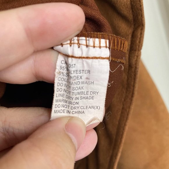 Harper & Me Brown Faux Suede Jacket - Picture 7 of 9